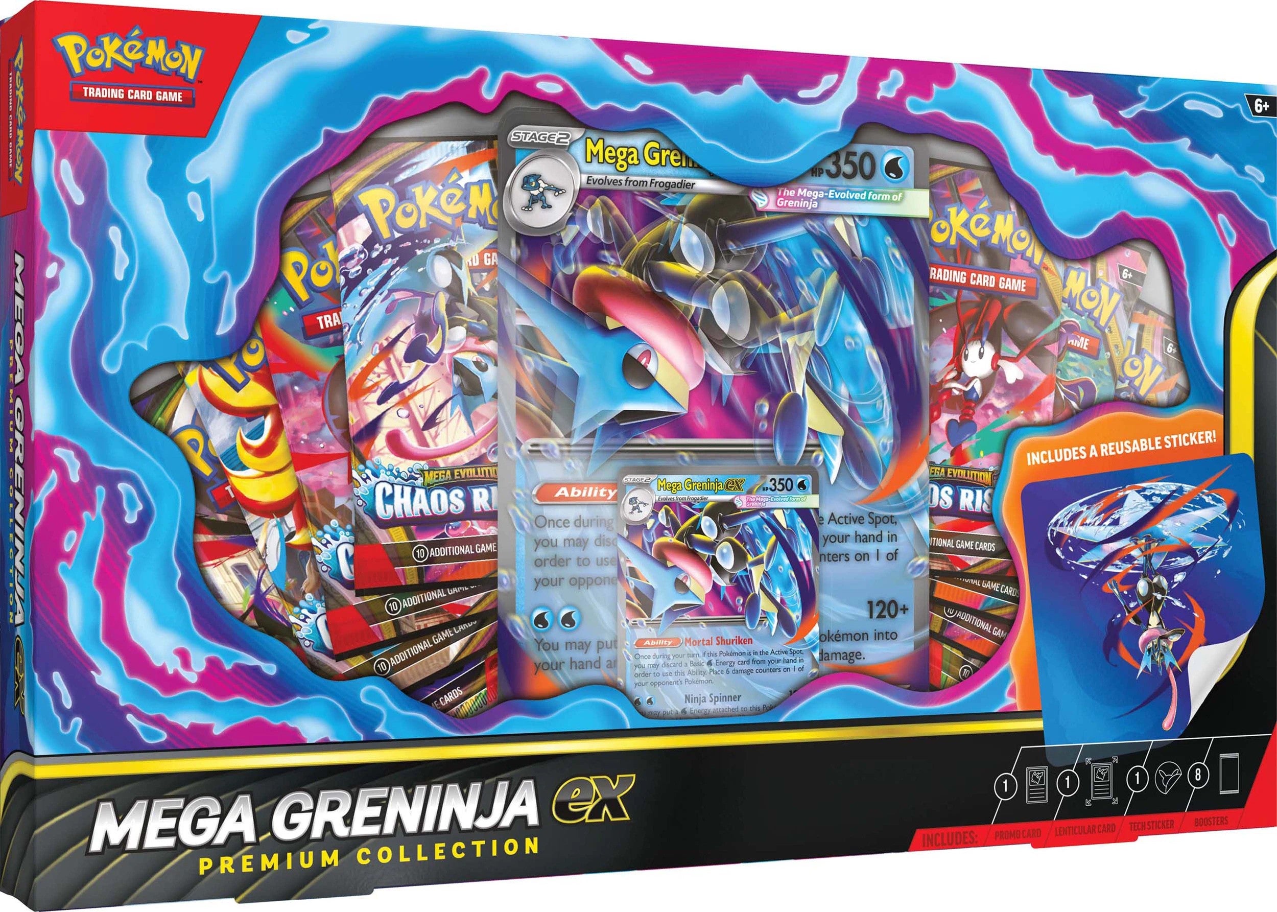 Pokémon TCG: Mega Evolution Mega Greninja ex Premium Collection