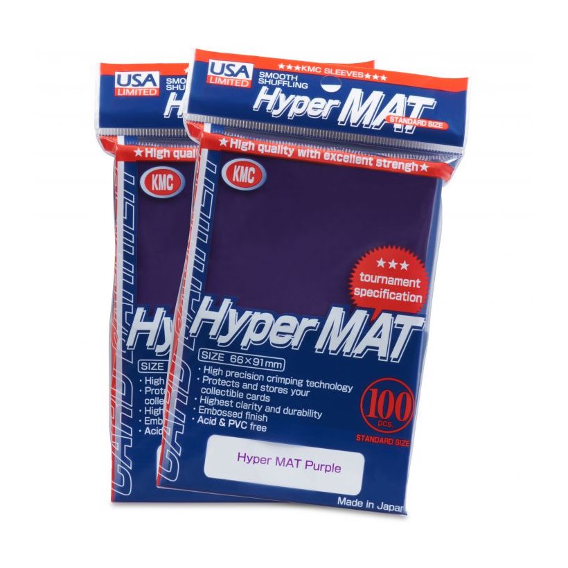 KMC: Sleeves – Hyper MAT: Purple image 0