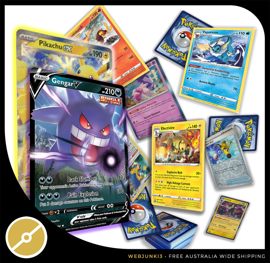 200 Cards Power Bundle | 2x Ultra Rare V | 24x Rare/Holo/Shiny image 0