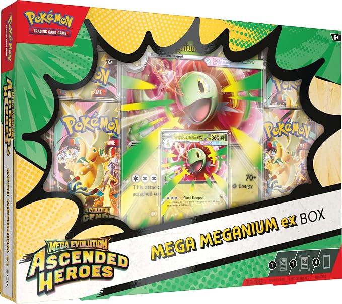 Pokémon TCG: Mega Evolution – Ascended Heroes Mega Meganium ex Box