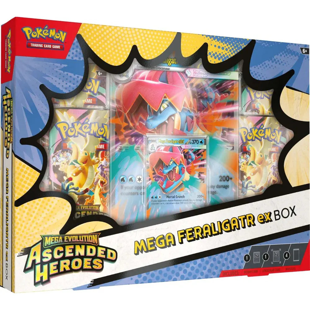 Pokémon TCG: Mega Evolution – Ascended Heroes Mega Feraligatr ex Box