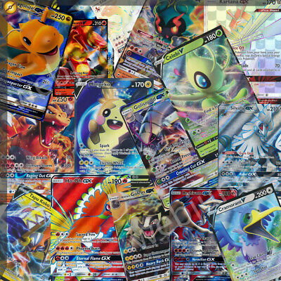 50 Pokemon Cards Bulk Lot Power Bundle | 9x Mix of Holo/Rares/Shiny image 0