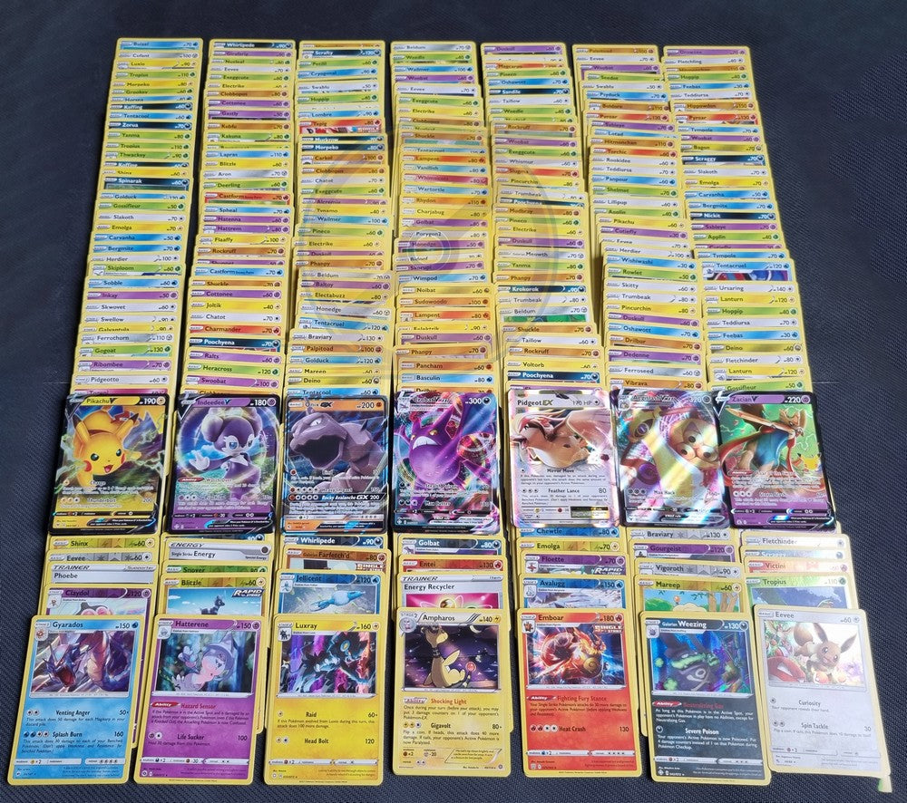 500 Pokemon Cards Bulk Lot Bundle | 3x Ultra Rare | 50x Shiny | Aussie Operated image 4